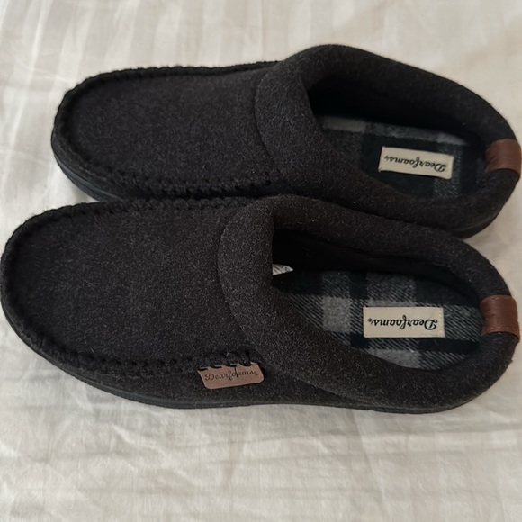 Dearfoams men’s slippers clog room shoes size 9-10 - Picture 4 of 5